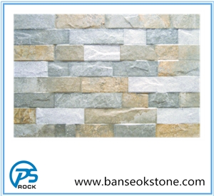 Thin Brick Culture Stone , China Multicolor Sandstone Slabs & Tiles