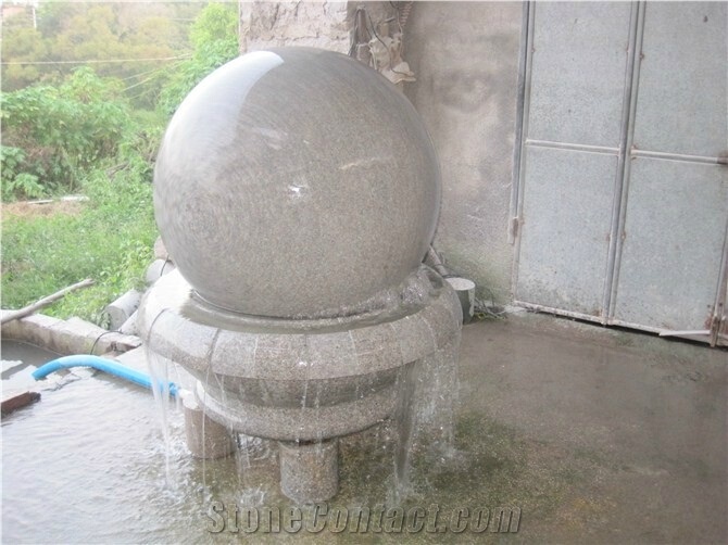 G603 Granite High Quality Granite Garden Water Fountains Floating Ball Fountains