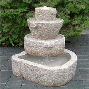 G617 Granite Good Quality Water Garden Fountains Water Features