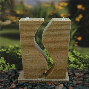 G682 Granite Exterior Garden Fountains Water Features for Sale