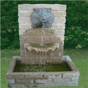 G682 Granite Wall Fountains with Beautiful Carving