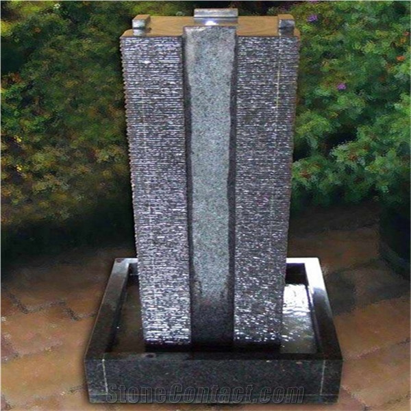 Indoor Decorative G654 Granite Water Fountains Rolling Ball Fountains