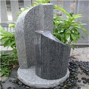 Landscaping Garden China G603 Grey Granite Water Fountains Water Features