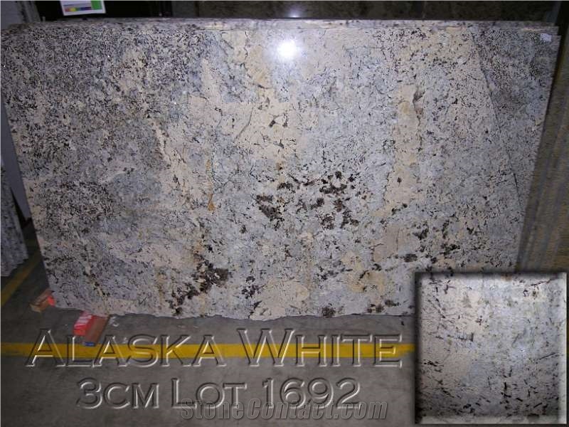 Alaska White Slabs, Cut to Size Tile, Alaska White Granite