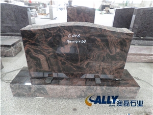 Aurora Serp Top Monument,Aurora Upright Monuments, Aurora Granite Monument,Aurora Stone Marker, Aurora Granite Graverstone