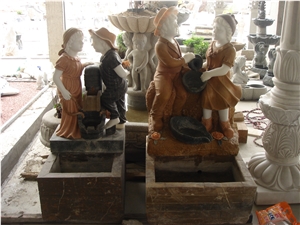China Beige Marble Figure Statues,Western Human Sculpture,Woman Stone,Scuplture