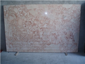China Pink Marble Red Rose Slabs & Tiles
