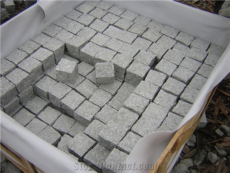 Chinese G603 Cubestone Grey Granite Other Landscaping,Top Flamed,Other Sawn Only
