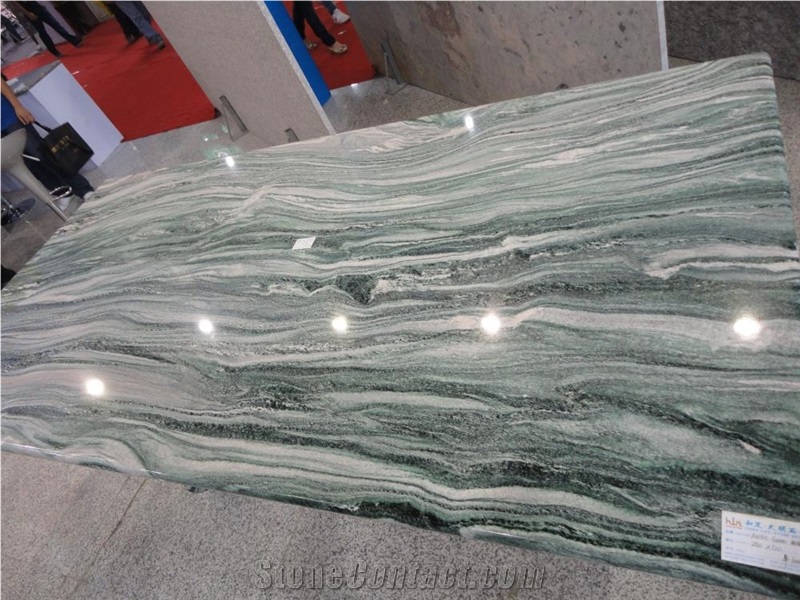 Chinese Green Granite Artic Green Tiles&Slabs&Flooring Tiles,Skirting,Risers,Steps