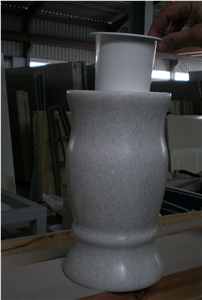 Chinese Grey Granite Vases