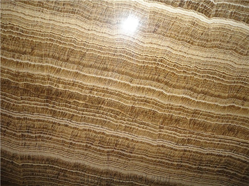Chinese Marble Golden Wood Tiles&Slabs, China Brown Marble