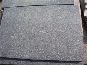 Chinese Putian Black Basalt in Flamed Tile for Flooring and Wall Design