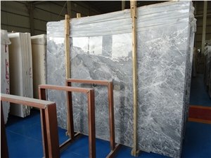 Chinese Romantic Grey Marble,Cappuccino Grey Marble,Romantic Grey,Hunan Sesame Grey Marble Polished Slab and Tile