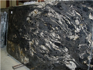 Cosmic Black Granite Slabs & Tiles, Black Cosmic Granite Cut to Size, Polished Black Granite Slabs