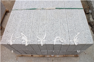 Flamed G623 Kerbstone, China Grey Granite Curbstone, Flamed G623 Paving