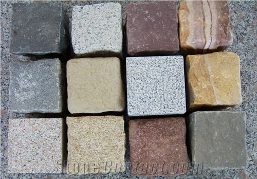 G341 China Chinese Granite Cube Flooring Paver Cover Tile Slab, China Grey Granite