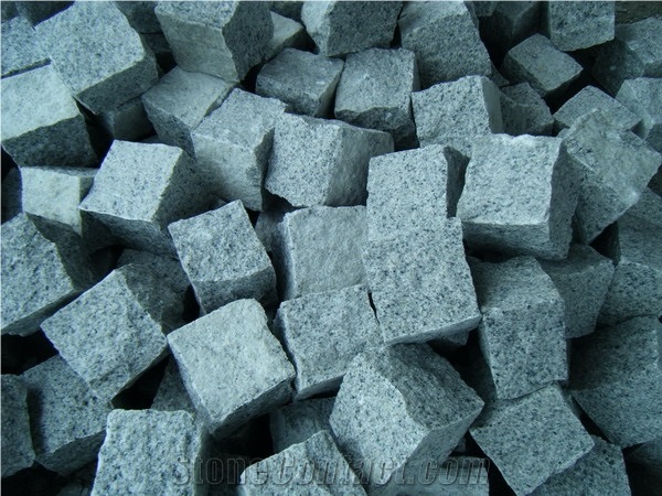 G603 Grey Granite Paving Stone, G603 Granite Cube Stone & Pavers