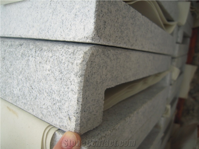 G633 Granite,Bally White,Barrie Grey Pool Coping,Sesame White Flamed Slab or Tile for Counter Tops and Bars, Interior Wall Panels, Water Walls and Fountains and Other Design Projects