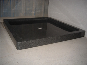 Granite Shower Trays,Shower Beases, Black Marquina Marble Shower Trays