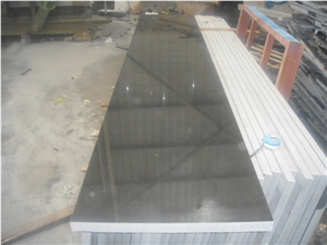Mongolian Black Basalt Slab Manufacturer, China Black Basalt Table Top Design in Polished