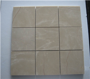 Natural Marble Mosaic, Beige Color Marble Mosaic