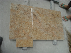 New Kashmir Gold Granite Slabs & Tiles, India Yellow Granite
