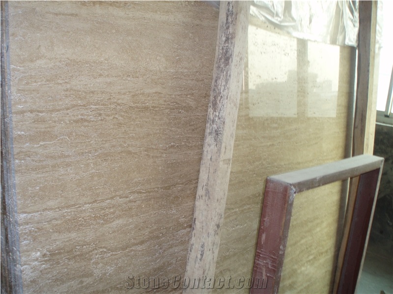 Noce Travertine Slabs,Cut to Size Tile