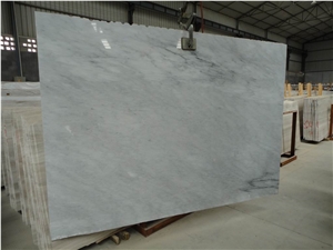 Oriental White Blue Ground Polished Honed Marble Flooring Cover Paver Tile, China White Marble
