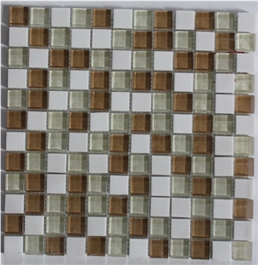 Stone and Glass Mosaic Marble Mosaic Pattern