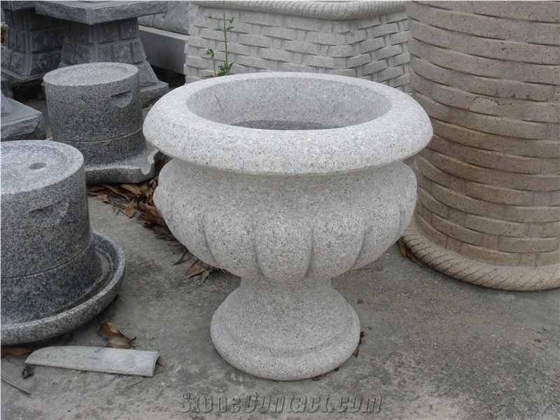 Stone Flower Pot,Stone Planter,Granite Flower Pot