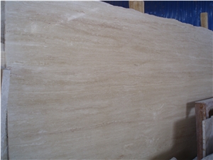 Super White Travertine Slabs,Cut to Size Tile