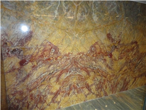 Van Gogh Golden China Chinese Polished Honed Marble Flooring Paver Tile