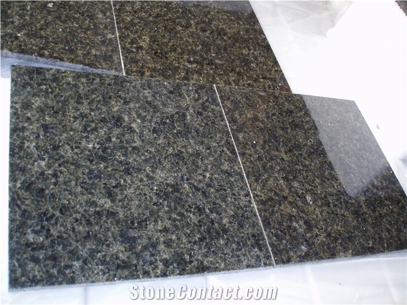 Verde Ubatuba Granite Slabs & Tiles, Green Granite Cut to Size Paving, Verde Ubatuba Tiles for Wall & Floor Covering