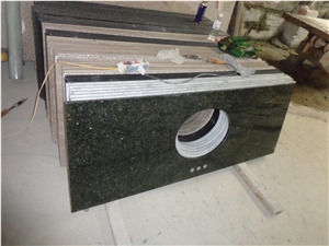 Verde Ubatuba Granite Vanitop/Countertop