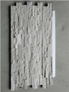 Wooden White Linear Tiles, Marble Linear Tiles, Natural and Honed Wooden White Marble Linear Tiles