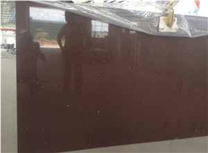 Xiamen China Chinese Engineered Quartz Man-Made Black Slab Tile Paver Cover Flooring