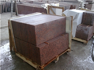 Xiamen China Chinese G562 Maple Red Granite Slab Tile Paver Cover Flooring