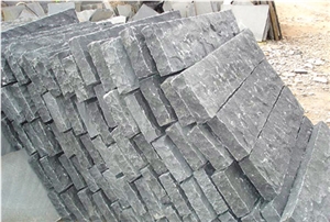Xiamen China Chinese Nan Black Basalt Slab Tile Paver Cover Flooring