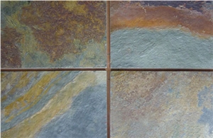 Chinese Rusty Slate Tiles & Slabs, Natural Surface Cultured Stone Wall/Floor Covering