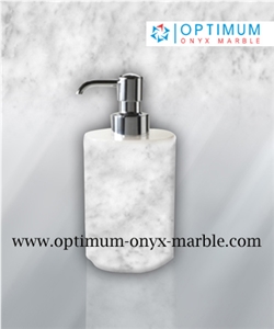 Marble Bathroom Accessories, Ziarat White/Cararra White Marble Bath Accessories