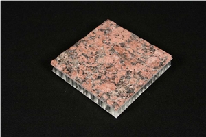 Carmen Red Granite Flamed Stonelite Honeycomb Backed Panels