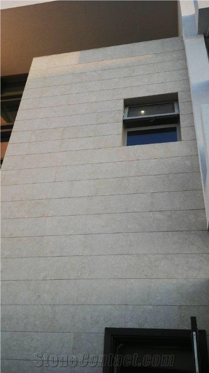 Best Cream Marble Facade Project