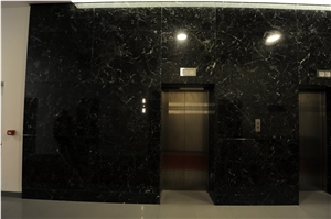 Verde Antico Marble - Petroleum Green Marble Wall and Floor Application Project