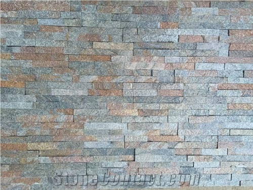 China Multicolor Granite Cultured Stone, Chinese Nice Unique Decoration Natural Exterior Stone