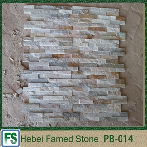 Chinese Multicolor Slate Wholesale Culture Stone,Chinese Exterinal and Internal Decoration Stone Veneer