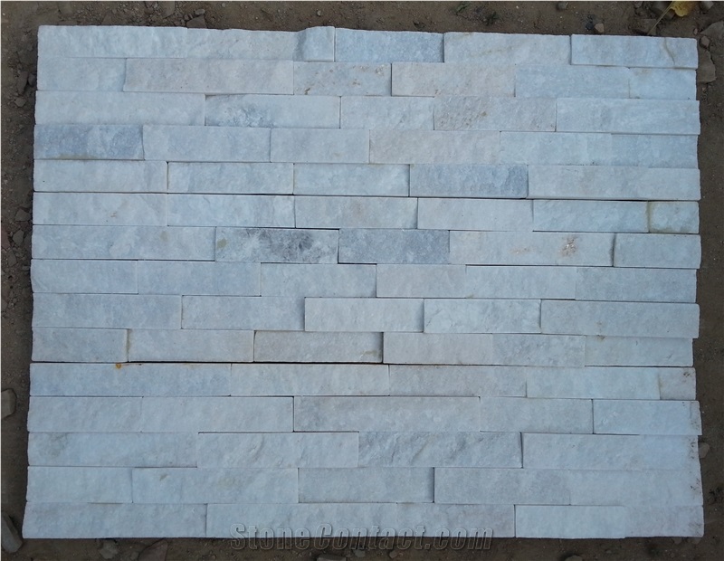 White Brick (Antique Brick White Color), Natural Quartzite Stone White Quartzite Cultured Stone