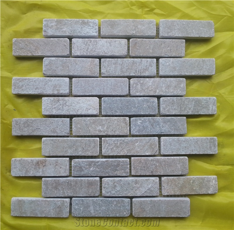Yellow Slate Mosaic for Floor & Wall China Yellow Slate