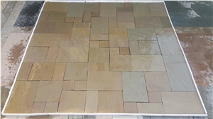 Raj Green Sandstone Tiles & Slabs, Green India Sandstone Tiles & Slabs
