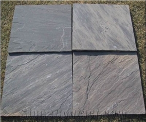 Sagar Black Sandstone Cube Stone & Pavers, Black India Sandstone