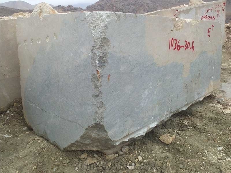 Behestan Blue Beige Marble Blocks, Blue Marble Iran Blocks
